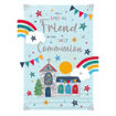 Picture of FOR A SPECIAL FRIEND ON YOUR FIRST COMMUNION CARD BLUE